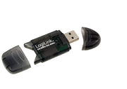 LogiLink Cardreader USB 2.0 Stick external for SD/MMC kortläsare Svart