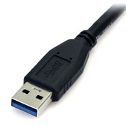 StarTech.com 0,5 m svart SuperSpeed USB 3.0-kabel A till Micro B