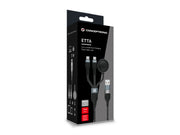 Conceptronic ETTA08B15 USB-kablar USB 2.0 1,5 m USB A 2 x USB C 0,48 Gbit/s 100 W