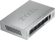 Zyxel GS1005HP Ohanterad Gigabit Ethernet (10/100/1000) Strömförsörjning via