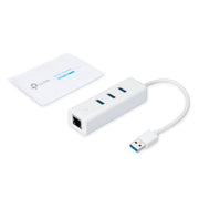 TP-Link UE330 dockningsstationer för bärbara datorer Kabel USB 3.2 Gen 1 (3.1 Gen 1)