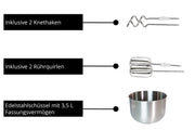 Unold 78720 mixer Handmixer 500 W Vit