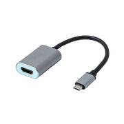 i-tec Metal C31METALHDMI60HZ videokabeladapter 0,15 m USB Type-C HDMI Grå