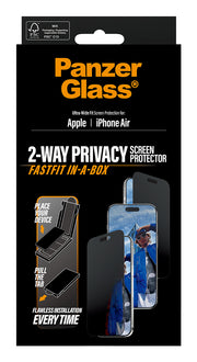 PanzerGlass 2-Way Privacy Screen Protector iPhone Air
