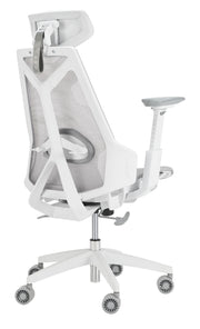 ASUS ROG Destrier Ergo Core White PC-spelsstol Sits i nätmaterial Vit