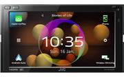 JVC KW-M875DBW radio/digitalmottagare för bil Svart