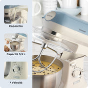 Ariete 1588/05 Stativmixer 1200 W Ljusblå