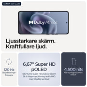 Motorola moto g86 power 5G - 256 GB - Blå