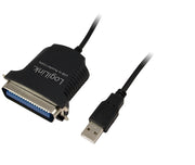 LogiLink AU0003C parallella kablar Svart 1,5 m
