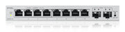 Zyxel GS1200-10v3 hanterad L2 Gigabit Ethernet (10/100/1000) Skrivbord Grå