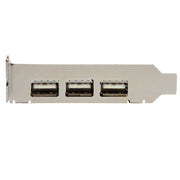 StarTech.com PEXUSB4DP nätverkskort/adapters Intern USB 2.0