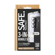 PanzerGlass SAFE. by 3-in-1 Bundle Samsung Galaxy S24+ Genomskinligt skärmskydd