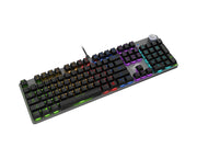 MSI FORGE GK320 RED tangentbord Spela USB QWERTY Engelsk Svart