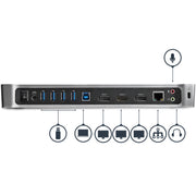 StarTech.com USB 3.0-dockningsstation för trippelskärmar