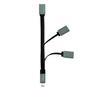 LogiLink UA0315 gränssnittshubbar USB 3.2 Gen 1 (3.1 Gen 1) Type-C 5000 Mbit/s Svart
