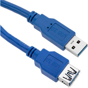 Techly 0.5m USB 3.0 A M/F USB-kablar USB 3.2 Gen 1 (3.1 Gen 1) 0,5 m USB A 5 Gbit/s