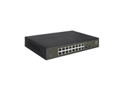 LevelOne GES-2118 nätverksswitchar hanterad L2 Gigabit Ethernet (10/100/1000) Svart