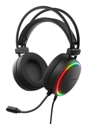 GENESIS NSG-2307 hörlur och headset Kabel Huvudband Spela USB Type-A Svart