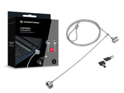 Conceptronic CNBSLOCK15T kabellås Silver 1,5 m