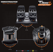 Thrustmaster T.16000M FCS Flight Pack Svart USB Flykt Sim Analog / Digital PC
