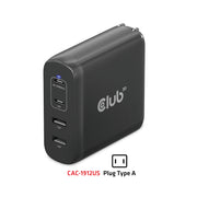 CLUB3D CAC-1912 mobilladdare Universal Svart AC inomhus