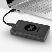 Axagon ADSA-1S6 Hölje för lagringsenheter HDD- / SSD kabinett Svart 2.5"