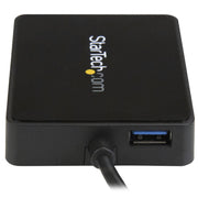 StarTech.com USB-C till dubbel Gigabit Ethernet-adapter med USB-port (Type-A)