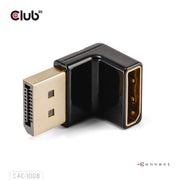 CLUB3D CAC-1008 kabelomvandlare (hane/hona) DisplayPort Svart