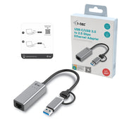 i-tec Metal C31METAL25LAN nätverkskort Ethernet 2500 Mbit/s - 1x1G