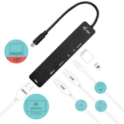 i-tec C31TRAVELEASYDOCKPD dockningsstationer för bärbara datorer Kabel USB 3.2 Gen 1