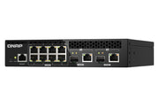 QNAP QSW-M2108R-2C nätverksswitchar hanterad L2 2.5G Ethernet (100/1000/2500)