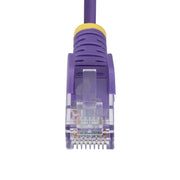 StarTech.com 2 m lila smal CAT6 Ethernet-kabel