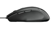 Trust Voca datormöss Kontor högerhand USB Type-A Optisk 2400 DPI