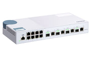 QNAP QSW-M408-4C nätverksswitchar hanterad L2 Gigabit Ethernet (10/100/1000) Vit