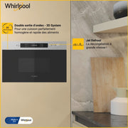 Whirlpool Microwaves Rostfritt stål Enbart mikrovågsugn Inbyggd 22 l 750 W