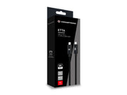 Conceptronic ETTA04B20 USB-kablar USB4 Gen 3x2 2 m USB C 40 Gbit/s 240 W Svart