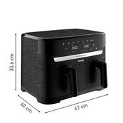 Tefal Easy Fry EY901N Dubbel 8,3 l Fristående 2700 W Varmluftsfritös Svart