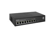 LevelOne GES-2208 nätverksswitchar hanterad L2 Gigabit Ethernet (10/100/1000) Svart
