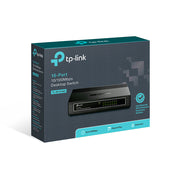 TP-Link TL-SF1016D Ohanterad Fast Ethernet (10/100) Svart