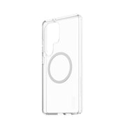 PanzerGlass CARE by Urban Combat Case Transparent w. White Qi Compatible Samsung