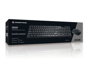 Conceptronic ORAZIO01DE tangentbord Mus inkluderad Hem RF Trådlös QWERTZ tyska Svart