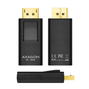 Axagon RVD-HI videokabeladapter DisplayPort HDMI Svart
