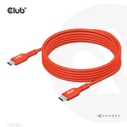 CLUB3D CAC-1573 USB-kablar USB 2.0 2 m USB C 0,48 Gbit/s 240 W Röd