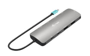 i-tec Metal C31NANOHDM2D100 dockningsstationer för bärbara datorer Kabel USB 3.2 Gen
