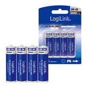 LogiLink LR6B4 hushållsbatteri Engångsbatteri AA Alkalisk