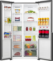 Gorenje NRS917E41BX Kombinerad kyl/frys side-by-side Fristående 544 l Svart