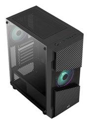 Aerocool Menace Saturn RGB Midi Tower Svart