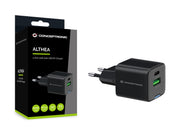 Conceptronic ALTHEA15B mobilladdare Universal Svart AC Snabb laddning inomhus
