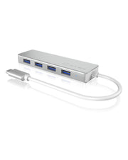 ICY BOX IB-HUB1425-C3 USB 3.2 Gen 1 (3.1 Gen 1) Type-C 5000 Mbit/s Silver