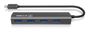 ICY BOX IB-AC6405-C USB 3.2 Gen 1 (3.1 Gen 1) Type-C 5000 Mbit/s Antracit